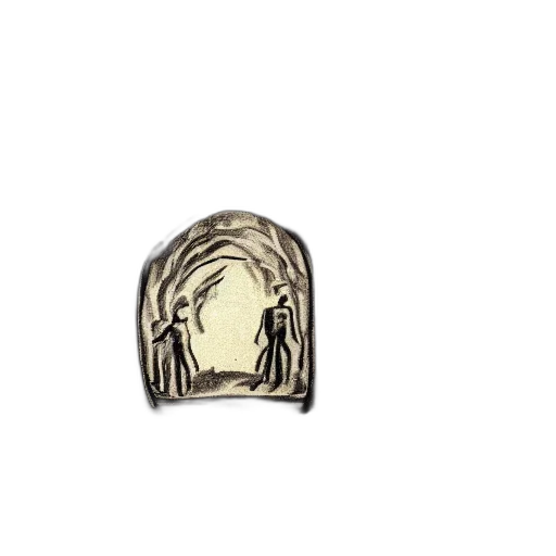 jewelry, crown, hat, hair, 3d render, dark, old, picture transparent PNG cut-out