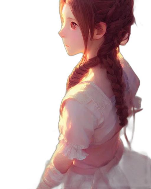 dress, crown, face, staff transparent PNG cut-out