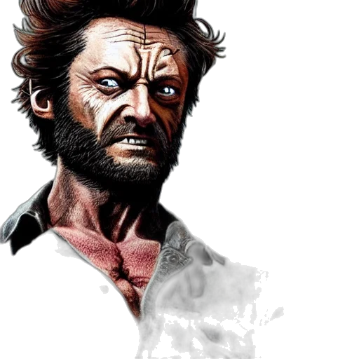 face, staff, concept art, comic book art transparent PNG cut-out