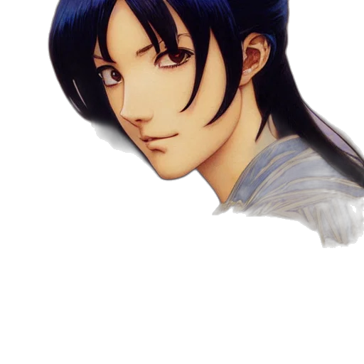 face, photorealistic, watercolor, anime transparent PNG cut-out