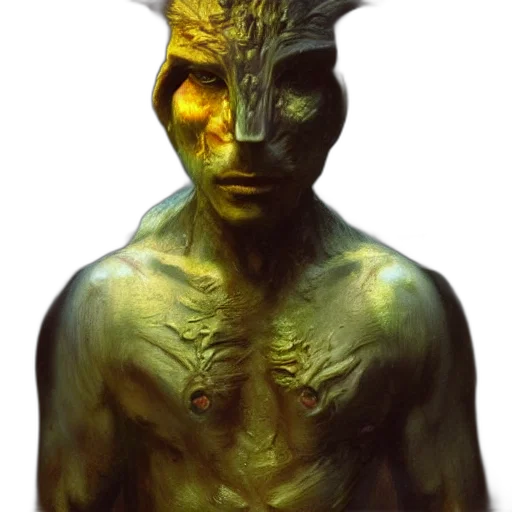 mask, creature, face, crown transparent PNG cut-out