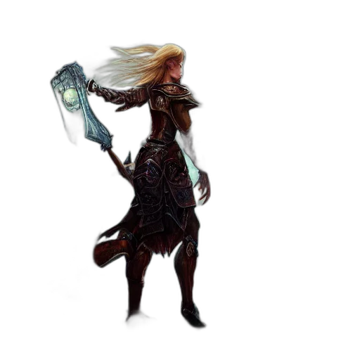 dragon, staff, hair, creature, fantasy art, concept art, pixel art, 3d render transparent PNG cut-out