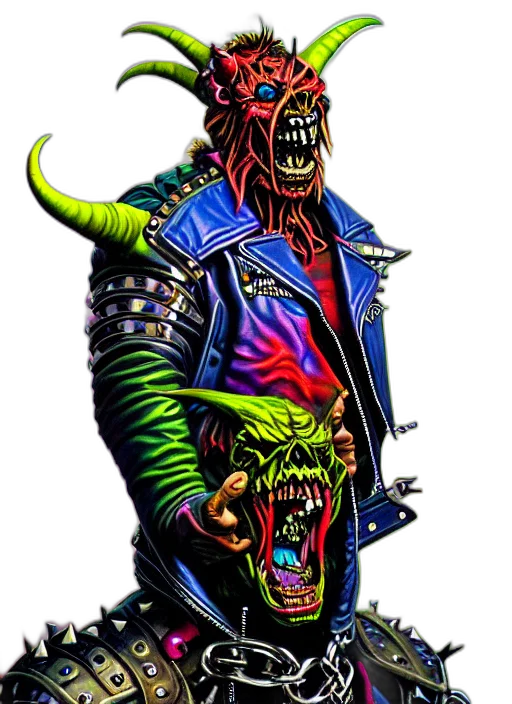 jacket, creature, staff, mask, concept art, comic book art, fantasy art, pixel art transparent PNG cut-out