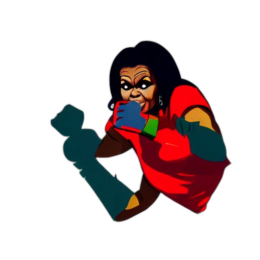 comic book art, cartoon, concept art, pixel art transparent PNG cut-out