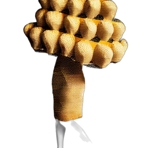 umbrella, hat, food, dress, 3d render, concept art, pixel art, photorealistic transparent PNG cut-out