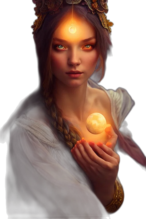 jewelry, face, staff, fantasy art, concept art, photorealistic, pixel art, fire transparent PNG cut-out