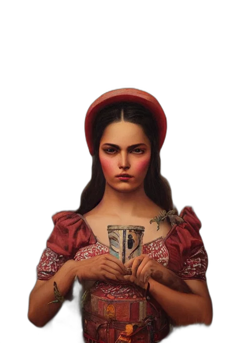 face, crown, dress, jewelry transparent PNG cut-out