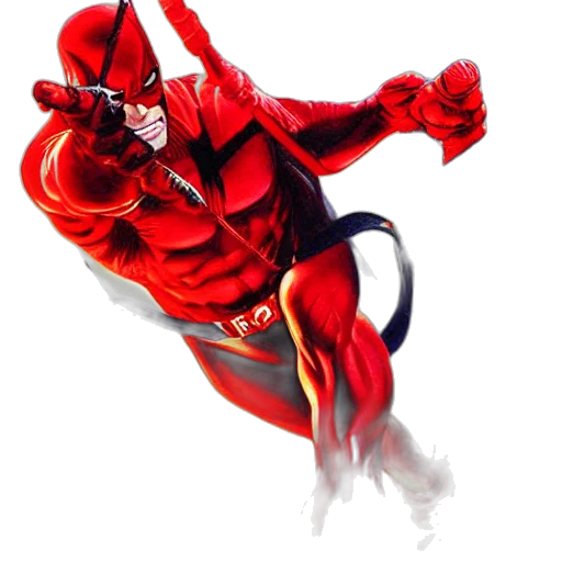 animal, weapon, concept art, comic book art, 3d render, photorealistic, red, daredevil transparent PNG cut-out