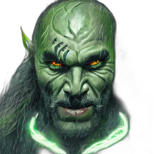 face, mask, comic book art, concept art, fantasy art, photorealistic, green, older transparent PNG cut-out
