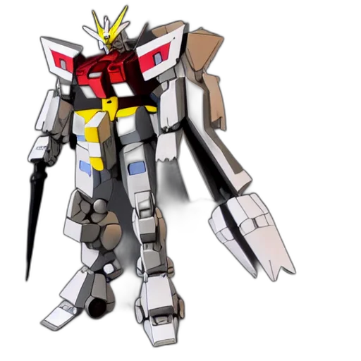 robot, weapon, concept art, 3d render transparent PNG cut-out