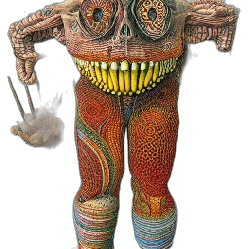 mask, staff, robot, creature transparent PNG cut-out