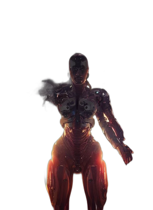 robot, dress, creature, mask transparent PNG cut-out