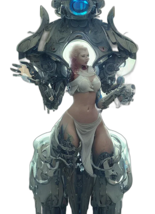 robot, dress, weapon, creature transparent PNG cut-out