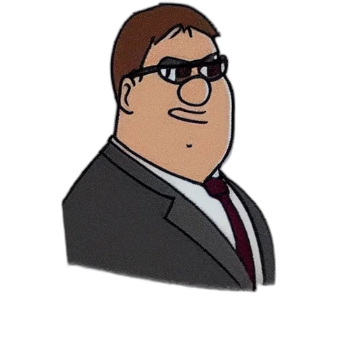 staff, jacket, animal, face, cartoon, concept art, comic book art, pixel art transparent PNG cut-out