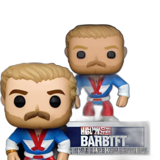 funko, figurine, crossfiter, blond transparent PNG cut-out