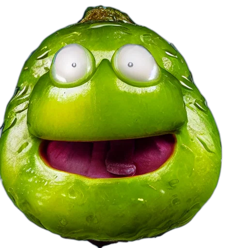 face, food, creature, mask, photorealistic, 3d render, concept art, portrait transparent PNG cut-out
