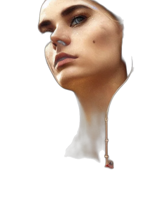 face, mask, robot, crown transparent PNG cut-out
