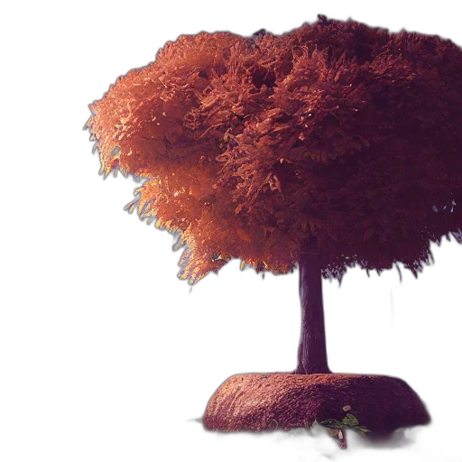 tree, hat, crown, furniture, 3d render, photorealistic, concept art, fantasy art transparent PNG cut-out