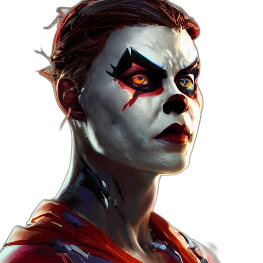 mask, face, comic book art, concept art transparent PNG cut-out
