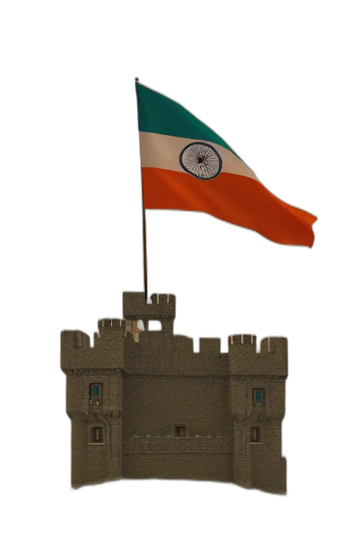 building, crown, 3d render, concept art transparent PNG cut-out