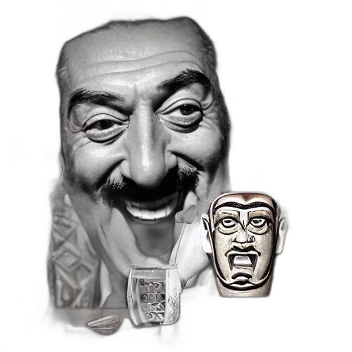 mask, face, jewelry, concept art transparent PNG cut-out