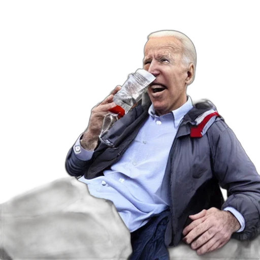 creature, joe, biden, homeless transparent PNG cut-out