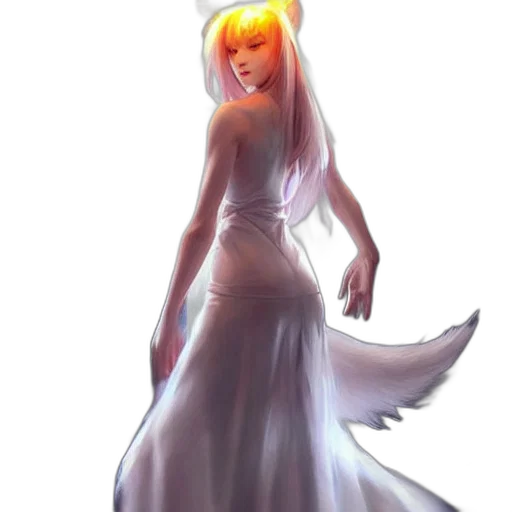 dress, dragon, creature, fantasy art transparent PNG cut-out