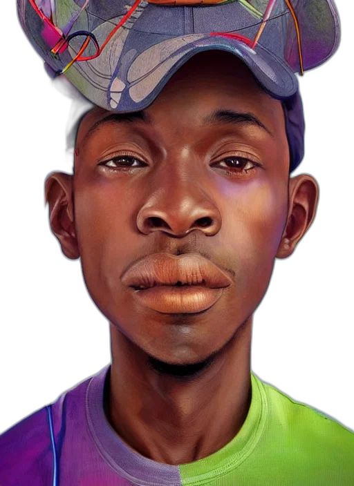 face, hat, staff, robot, photorealistic, concept art, watercolor, oil painting transparent PNG cut-out