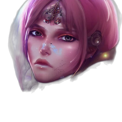 face, mask, crown, jewelry transparent PNG cut-out