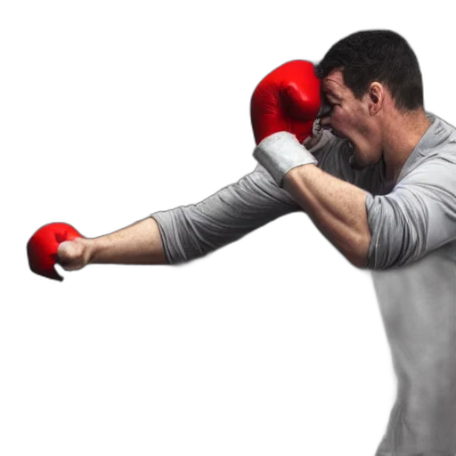 weapon, photorealistic, 3d render, concept art, man, breaking, wall, giving transparent PNG cut-out