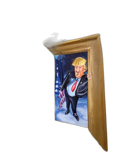 staff, furniture, mask, outer space, presidential, portrait, donald, trump transparent PNG cut-out