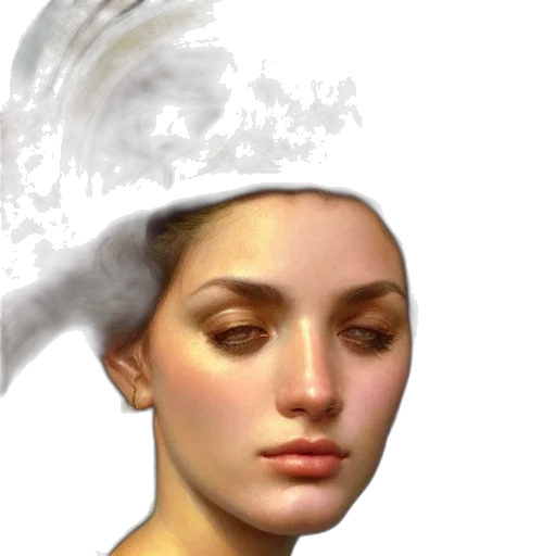 hat, crown, face, hair transparent PNG cut-out