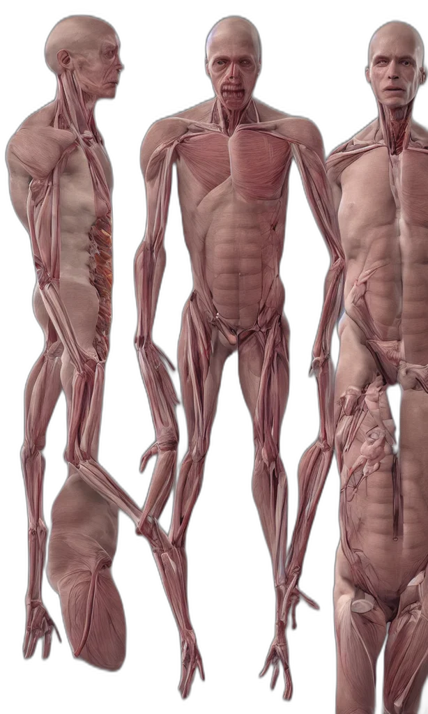 creature, robot, 3d render, concept art transparent PNG cut-out