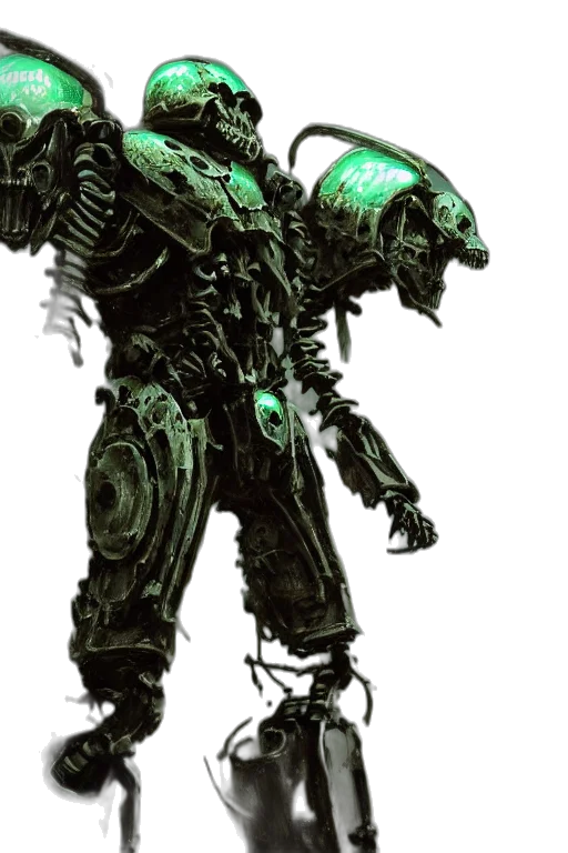 robot, weapon, creature, staff, concept art, cyberpunk, fantasy art, comic book art transparent PNG cut-out