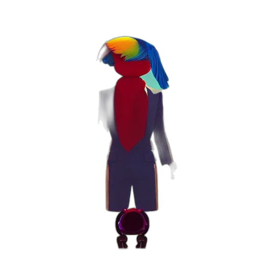 hat, umbrella, staff, jacket transparent PNG cut-out