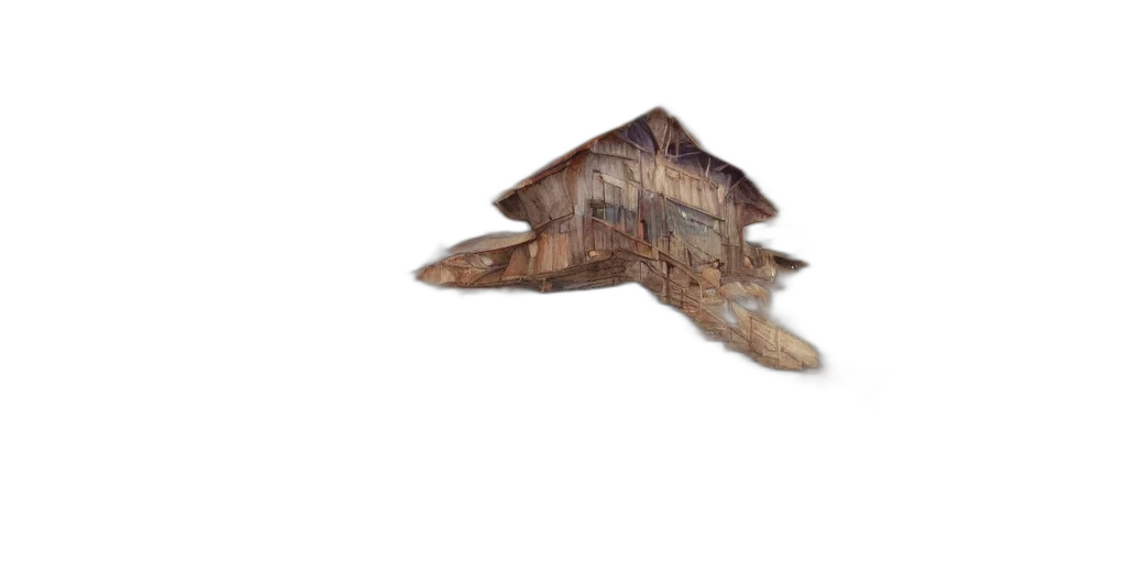 building, hat, furniture, weapon, 3d render, concept art, watercolor, photorealistic transparent PNG cut-out