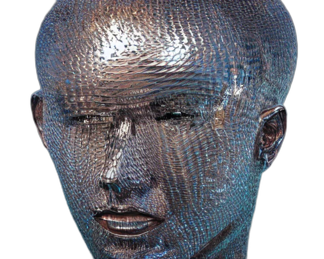 mask, face, robot, crown transparent PNG cut-out