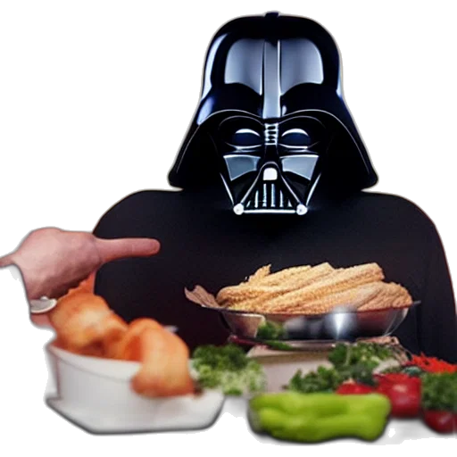 food, darth, vader, cooking transparent PNG cut-out