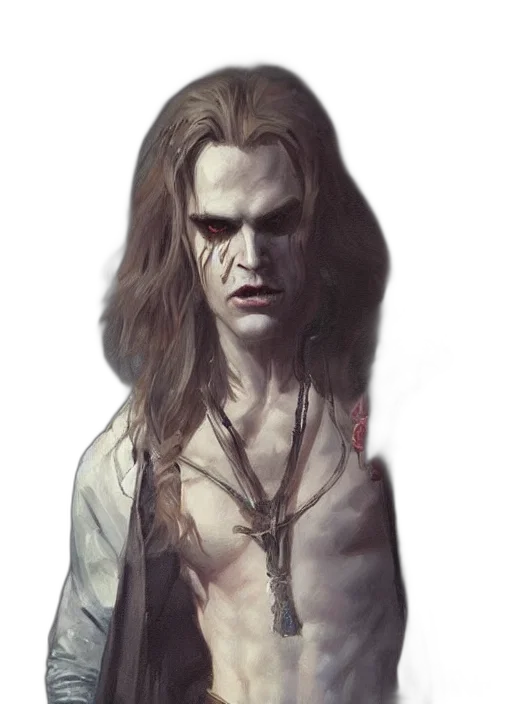 face, creature, concept art, fantasy art, photorealistic, comic book art, portrait, painting transparent PNG cut-out