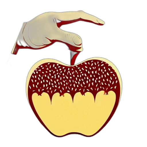 food, crown, jewelry, concept art, 3d render, pixel art, red, diagram transparent PNG cut-out