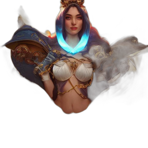 crown, jewelry, sword, staff, fantasy art, concept art, pixel art, photorealistic transparent PNG cut-out