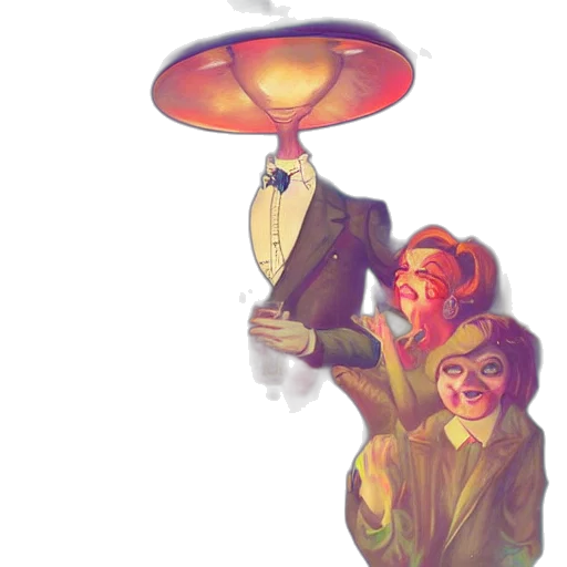 umbrella, mask, staff, hat, concept art, comic book art, pixel art, fantasy art transparent PNG cut-out