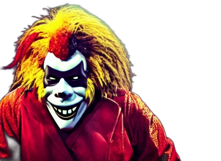 mask, publicity, photo, still, ronald, mcdonald, wearing, slipknot transparent PNG cut-out