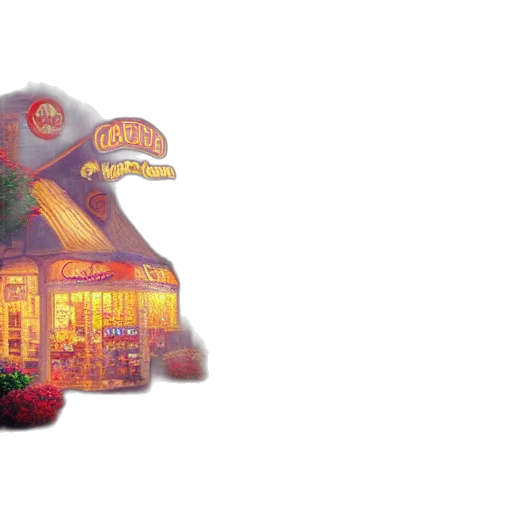 hat, building, concept art, 3d render transparent PNG cut-out