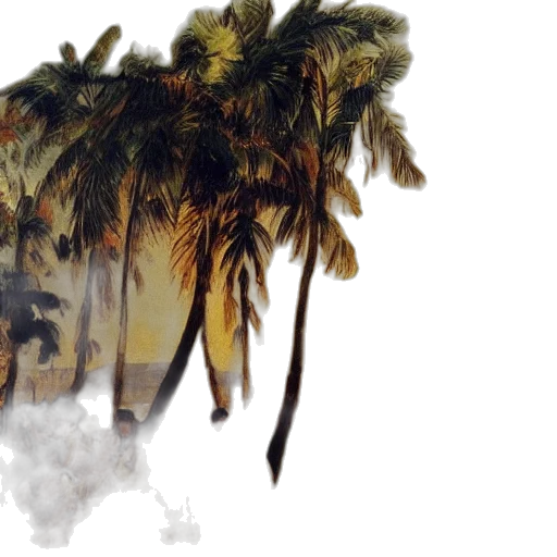 tree, umbrella, photorealistic, watercolor transparent PNG cut-out