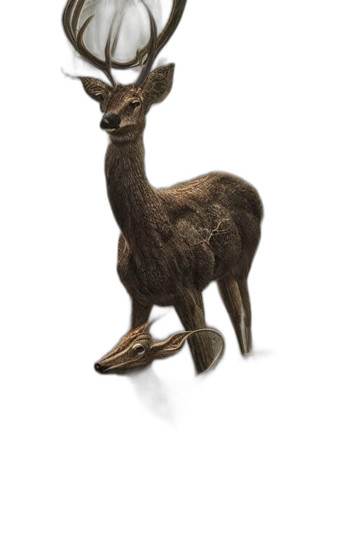 animal, creature, staff, hat transparent PNG cut-out