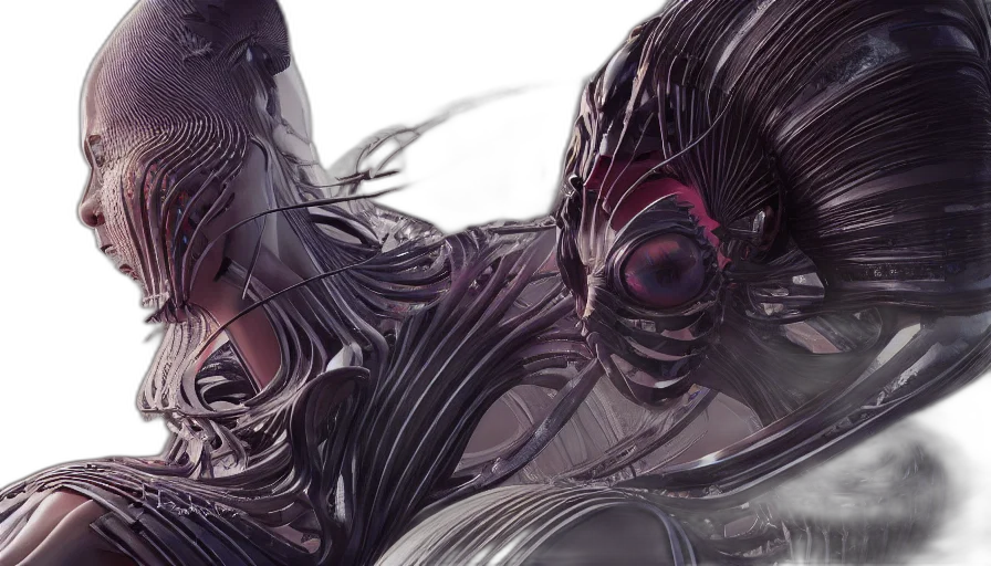 mask, concept art, comic book art, cyberpunk transparent PNG cut-out