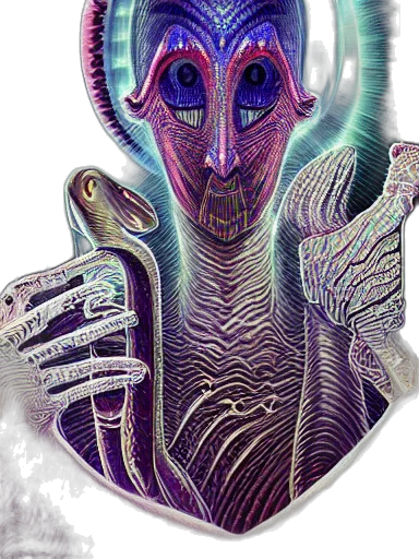 creature, dragon, mask, robot transparent PNG cut-out