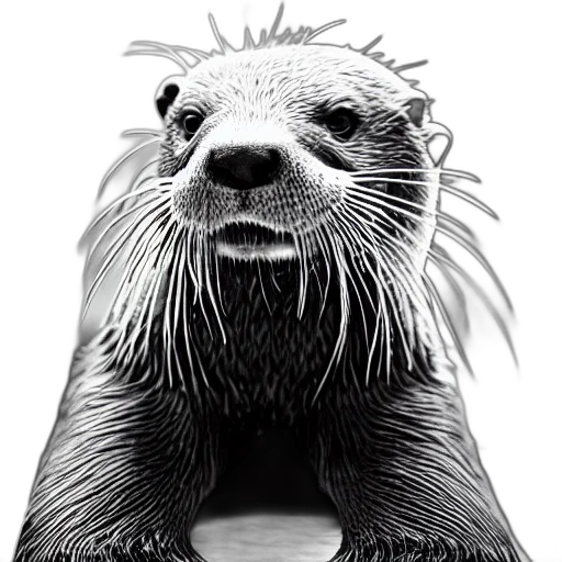 animal, creature, hair, face transparent PNG cut-out