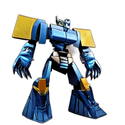 robot, weapon, concept art, 3d render, blue, grimlock, autobot, dinobot transparent PNG cut-out
